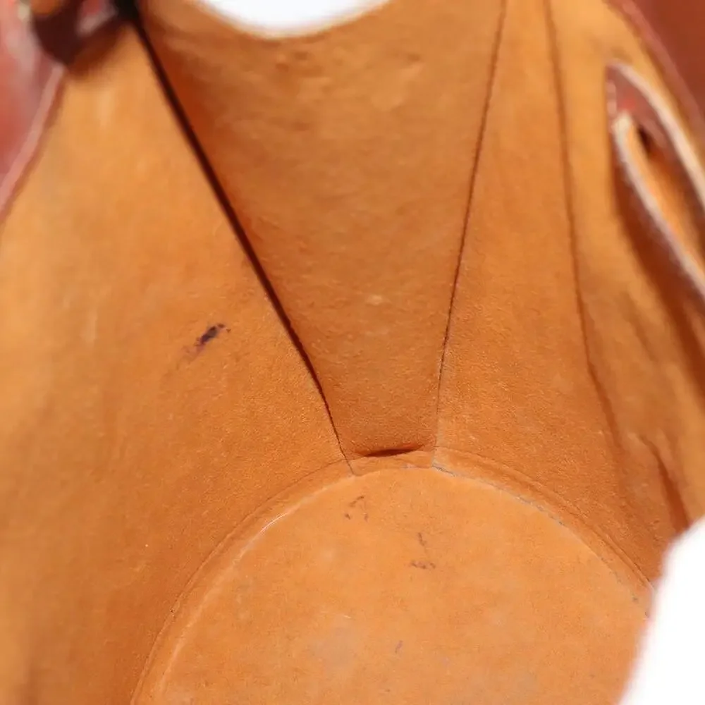 LOUIS VUITTON Epi Cluny Shoulder Bag Brown M52253